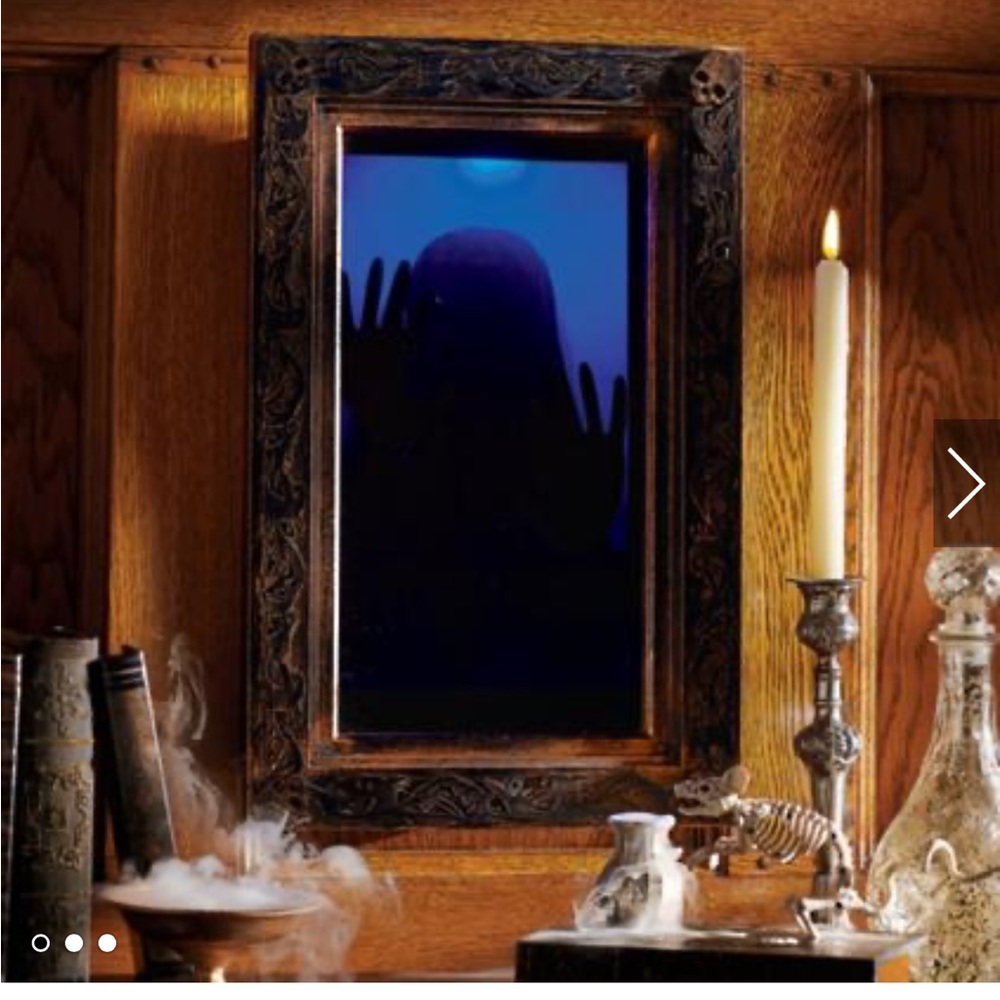 Halloween Grandin Roads Ghost Mirror - Motion Sensor - NEW
